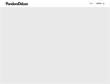 Tablet Screenshot of pandoradeluxe.com